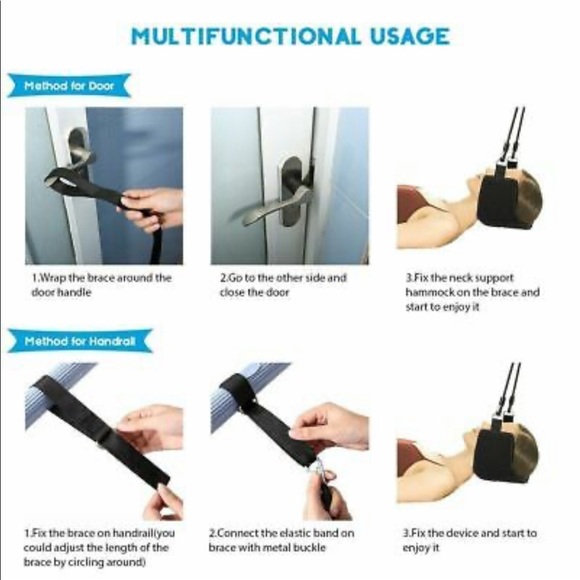 Head Hammock Neck Headaches Pain Relief Stretcher - Picture 6 of 8